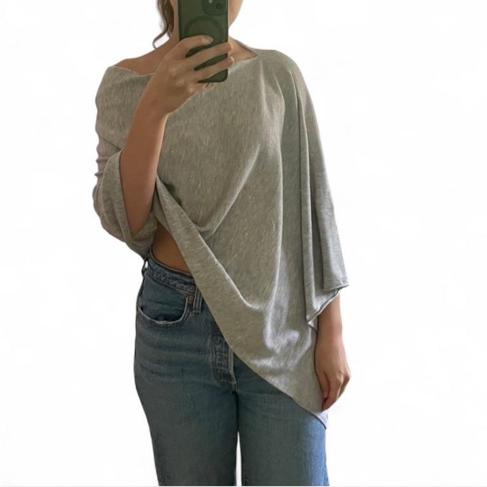 Kerisma Light HeatherDraped Knit Top